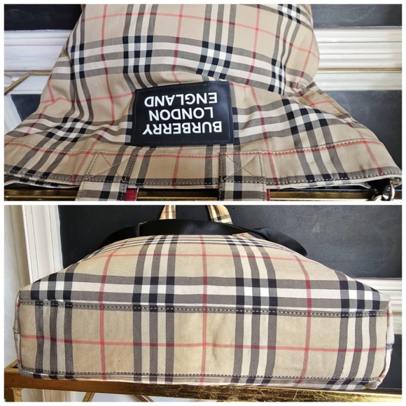 Authentic BURBERRY Artie Vintage Check Tote Bag - Picture 7 of 12